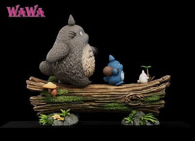 【宮崎駿】wawa-studio－桌面小擺件系列 三隻龍貓5