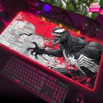 【週邊】阿喵畫社－紅底共生 毒液 裝飾畫5