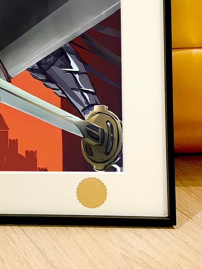 【週邊】星空工作室－烙印勇士 雙刀戰士 裝飾畫5