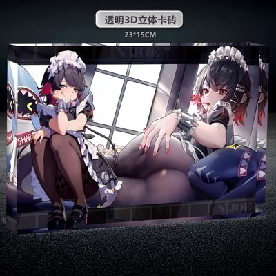 【週邊】阿喵畫社-鯊魚妹立體卡磚1