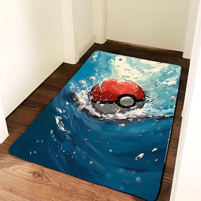 【周邊】千鳥社-精靈球寶可夢pokemon地毯夏日清涼床邊書房臥室5