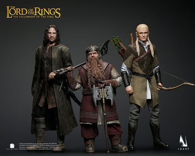 【正版授權】INART－魔戒首部曲：魔戒現身 金靂 收藏級可動人偶14