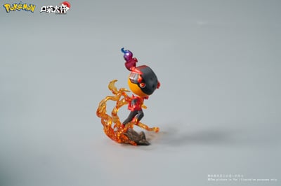 【寶可夢】POKET MANSTER-碳小侍&蒼炎刃鬼&紅蓮鎧騎 立體圖鑑4