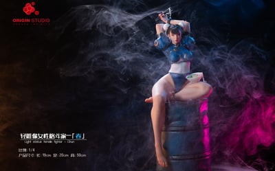 【快打旋風】ORIGIN STUDIO-輕雕像女性格鬥家 春1