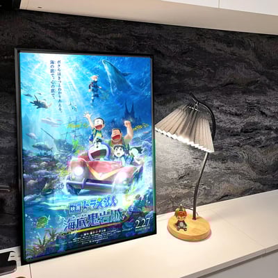 【週邊】千鳥社－哆啦A夢 海底鬼岩城 劇場版聲優簽名裝飾畫6