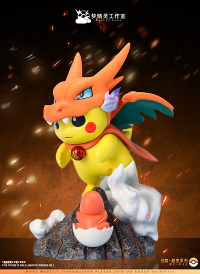 【寶可夢】夢精靈工作室-超變系列 噴火皮卡丘8
