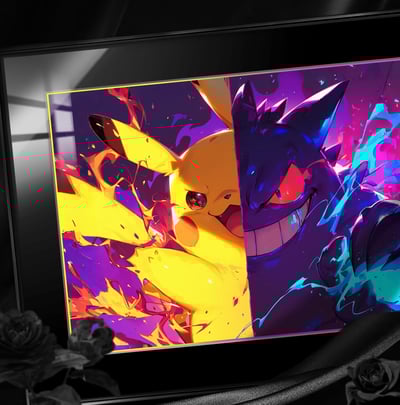 【週邊】阿喵畫社-耿鬼皮卡丘3