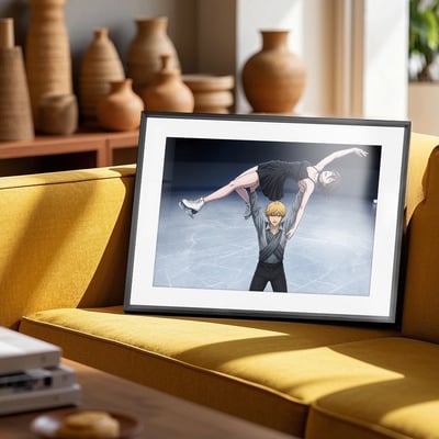 【週邊】千鳥社－電鋸人 花樣滑冰 電次 & 蕾塞 裝飾畫3