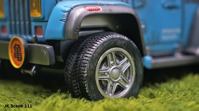 【七龍珠】JacksDo-DB扉頁載具 藍色吉普車（海外現貨）3