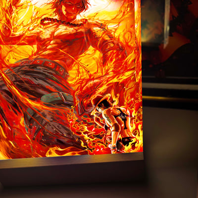 【週邊】阿喵畫社-火拳 艾斯3