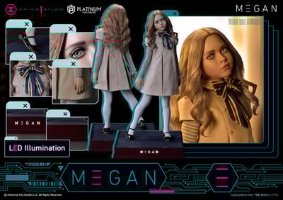 【正版授權】Prime 1 Studio-梅根白金大師系列M3GAN（電影）M3GAN1