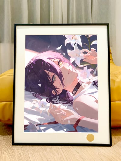 【週邊】星空工作室－鏈鋸人 百合花蕾塞 裝飾畫1