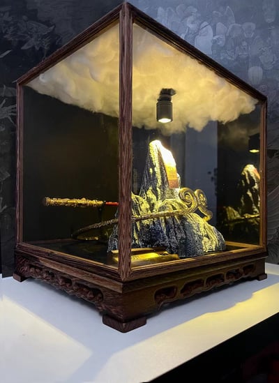 【週邊】千鳥社-黑神話悟空緊箍咒金箍棒孫悟空西遊記五行山擺件2