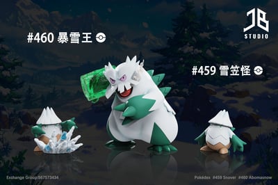 【寶可夢】JB Studio-圖鑑系列 進化組 雪笠怪 暴雪王1