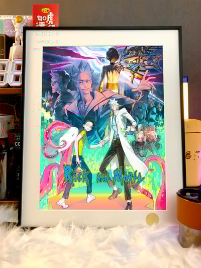 【週邊】星空工作室－瑞克和莫蒂 裝飾畫3