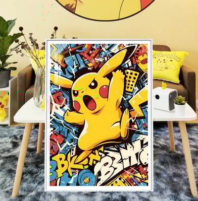 【週邊】阿喵畫社-塗鴉 皮卡丘3