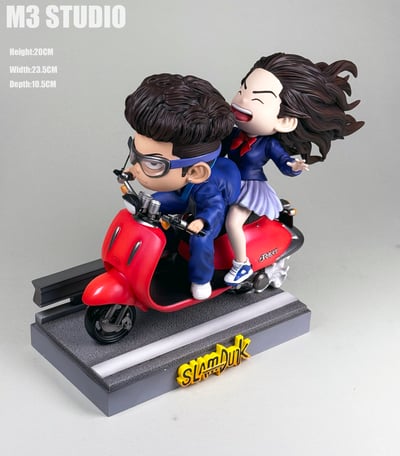 【灌籃高手】M3工作室-Q版 宮城 彩子 騎行 電動車3
