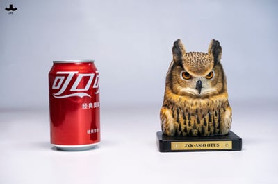 【正版授權】JXK－Statue Aura 長耳鴞頭雕12