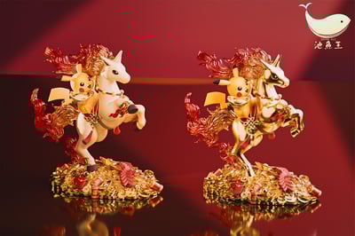 【寶可夢】池魚王工作室－馬上成功 過年肥年 烈焰肥馬皮卡丘6