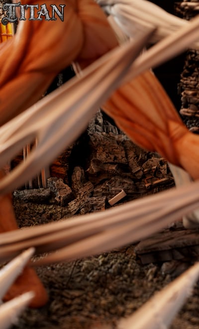 【進擊的巨人】TITAN工作室-大型巨人 第一彈 戰錘巨人VS進巨13