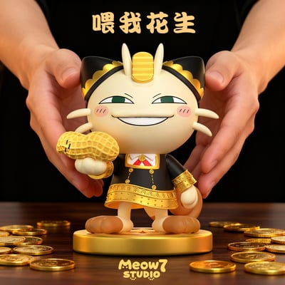 【寶可夢】喵奇妙妙屋 Meow7studio－喵喵cos阿妮亞 喂我花生 發財版5