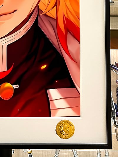 【週邊】星空工作室－鬼滅之刃 帥氣炎柱 裝飾畫4