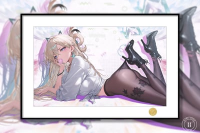 【週邊】H2工作室－鳴潮 黑絲琳奈 裝飾畫1