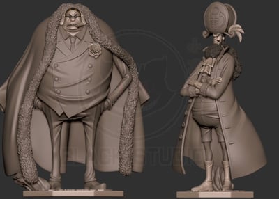 【海賊王】Black studio 小黑工作室-海賊王共鳴補全系列 黑暗六天王 第二彈 派克洛 基伯森7