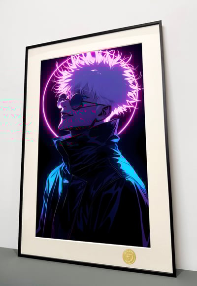 【週邊】H2工作室-五條悟 咒術迴戰動漫二次元裝飾畫3