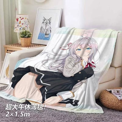 【週邊】千鳥社-俄語遮羞的鄰座艾莉同學午睡毯地毯裝飾畫3