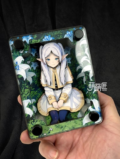 【週邊】萌萌匠-葬送的芙利蓮Frieren魔法花海立體卡磚7