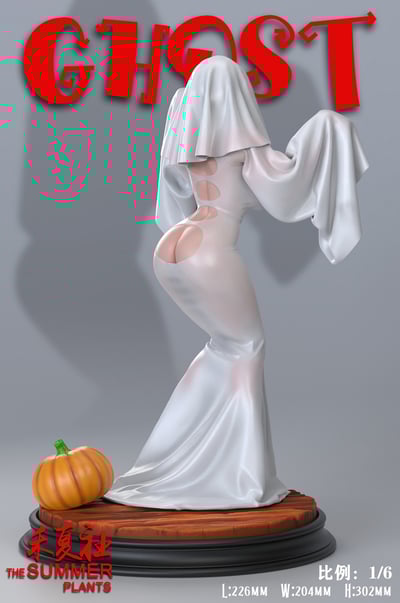 【原創授權】禾夏社工作室-萬聖節的小調皮 幽靈妹妹4