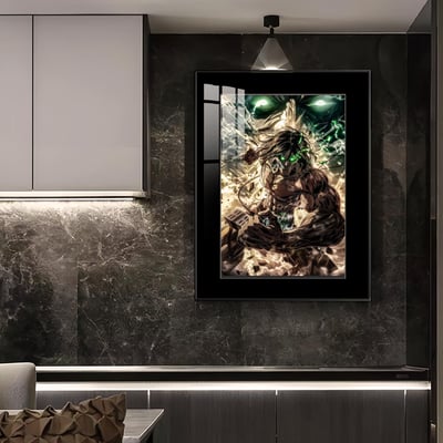 【週邊】橘子工作室－進擊的巨人 艾倫 狂暴巨人形態 裝飾畫4