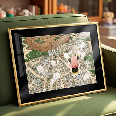 【週邊】千鳥社－SPY×FAMILY 木葉村的阿妮亞 裝飾畫3