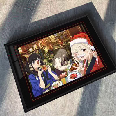 【週邊】千鳥社-莉可麗絲聖誕錦木千束井上瀧奈裝飾畫5