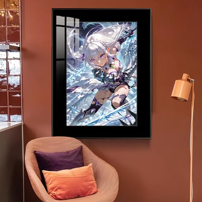 【週邊】橘子工作室－Re:從零開始的異世界生活 戰鬥姿態 愛蜜莉雅 裝飾畫3