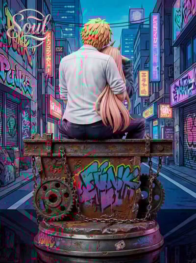 【電鋸人】Soul studio－電次＆帕瓦2