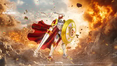 【數碼寶貝】Hudie工作室-馴獸師之王 紅蓮騎士獸1