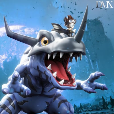 【數碼寶貝】DMX STUDIO-數碼寶貝一代騎姿系列 第四彈 暴龍獸&八神太一7