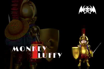 【海賊王】A+研究所-恐怖三桅帆船共鳴 第十一彈 黃金盔甲路飛1