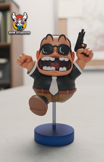 【阿拉蕾】ZOR-Studios-WCF系列 奔跑企鵝村 第二彈 銀行&警署7