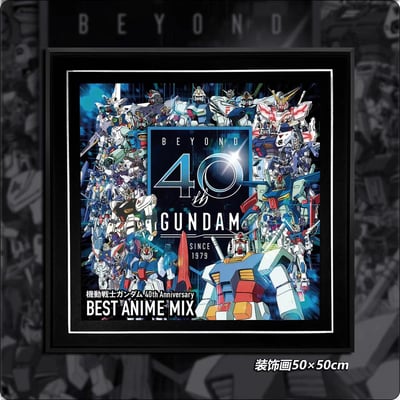 【週邊】千鳥社-機動戰士高達GUNDAM週年午睡毯地毯裝飾畫3