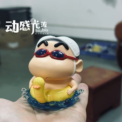 【蠟筆小新】動感光波-冰箱貼系列 第一彈 泳圈小新3