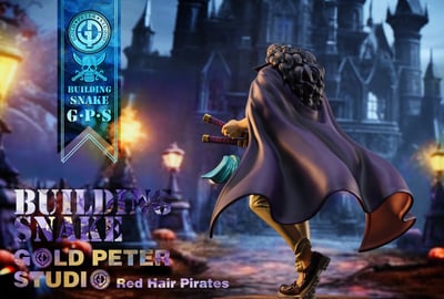 【海賊王】GP Studio GOLD PETER STUDIO-四皇團 紅髮海賊團 第五款 本迪克·斯內克4