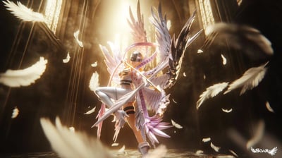 【數碼寶貝】Soar-數碼寶貝圖鑑系列 天女獸1