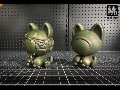 【可愛小物】模咖造物-掌心玩物系列 青銅喵2