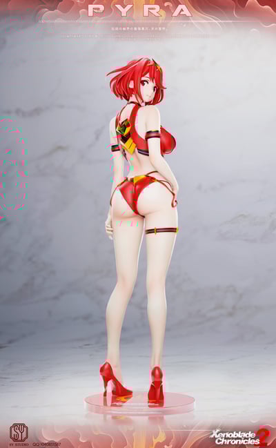 【異度神劍】森炎 SY studio-異度之刃 女角色輕雕像系列 第一款 光焰合鳴14