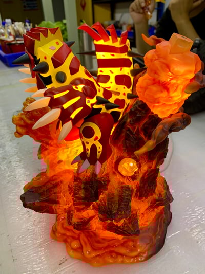 【寶可夢】源生 x 新月-大地之王 固拉多MEGA原始型態4