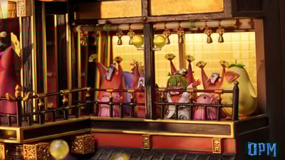 【宮崎駿】OPM-Studio-桌面場景系列 010 千與千尋 河神4