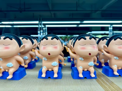 【蠟筆小新】動感光波-洗澡小新&洗澡小葵（海外現貨）8